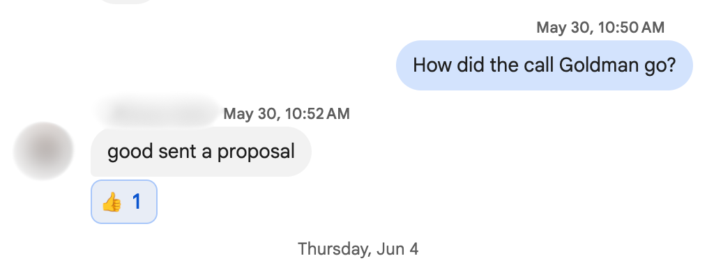 Client chat